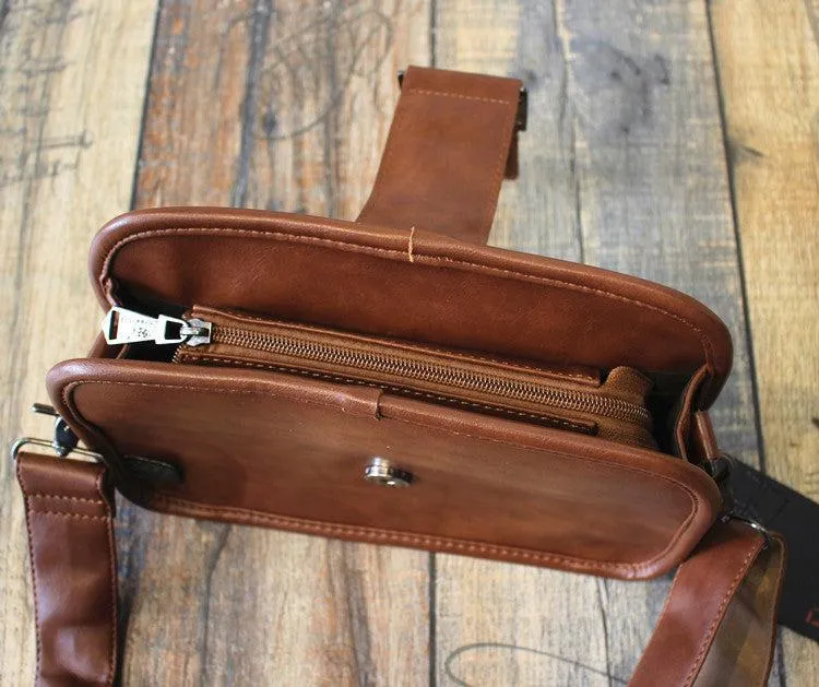 Vvsha  Christmas Gift Buckle Faux Leather Shoulder Bag
