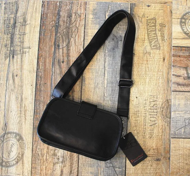 Vvsha  Christmas Gift Buckle Faux Leather Shoulder Bag