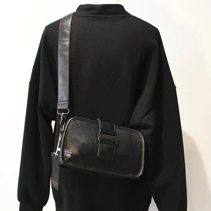 Vvsha  Christmas Gift Buckle Faux Leather Shoulder Bag