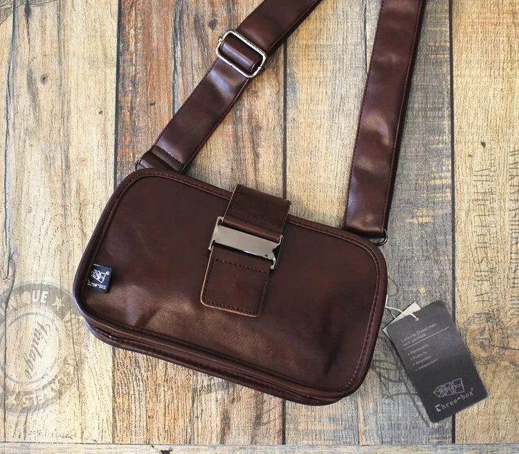 Vvsha  Christmas Gift Buckle Faux Leather Shoulder Bag