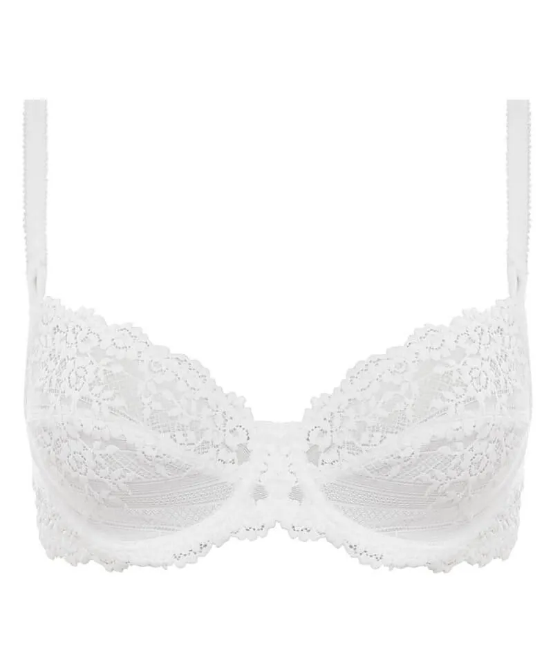 Wacoal Embrace Lace Underwired Bra - Delicious White