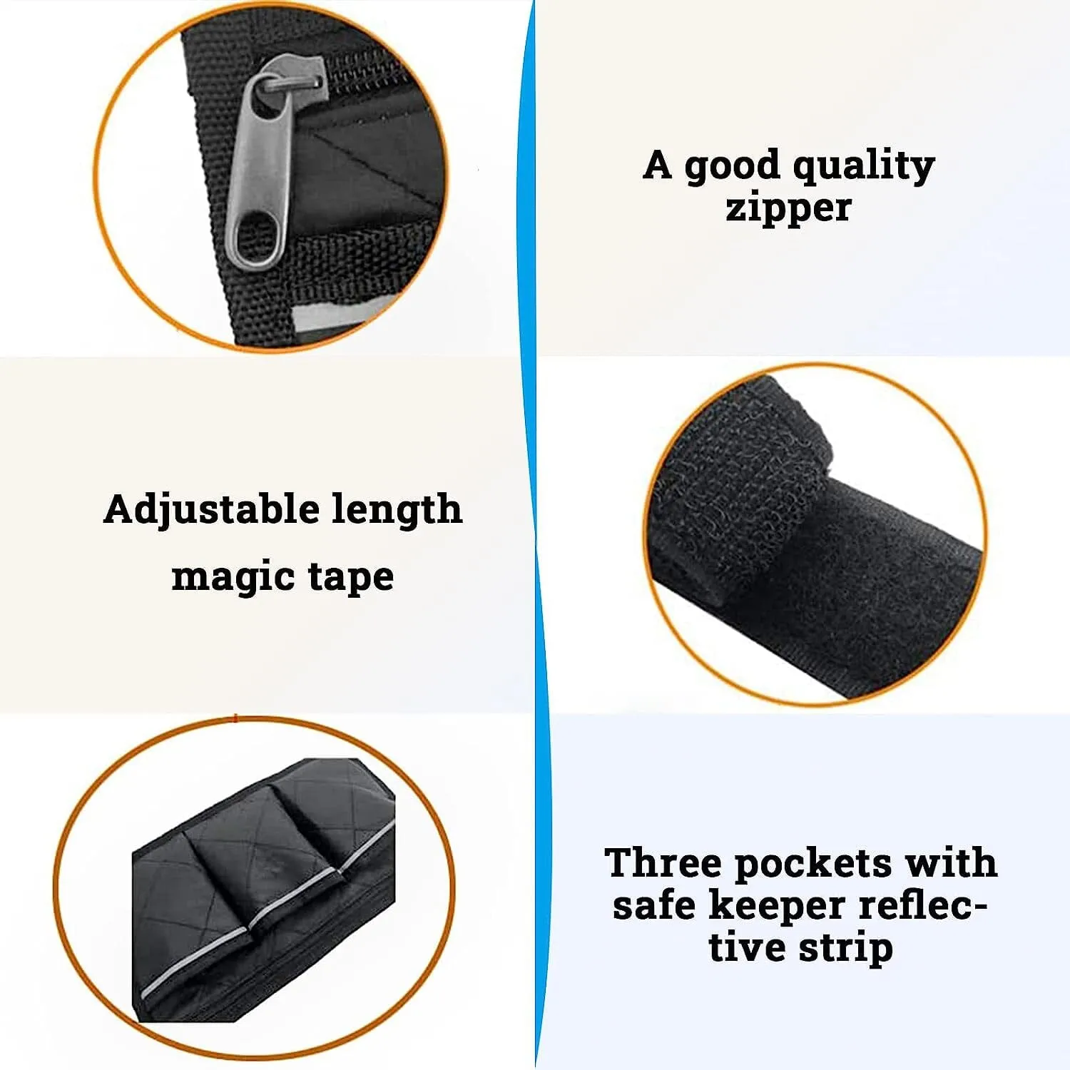 Wheelchair Armrest Organizer Bag