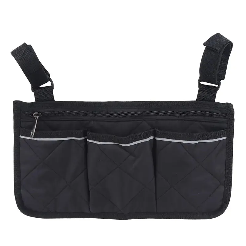 Wheelchair Armrest Organizer Bag