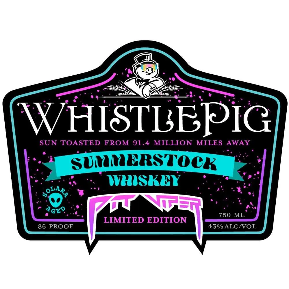 WhistlePig Summerstock Pit Viper Solara Aged Whiskey Limited Edition