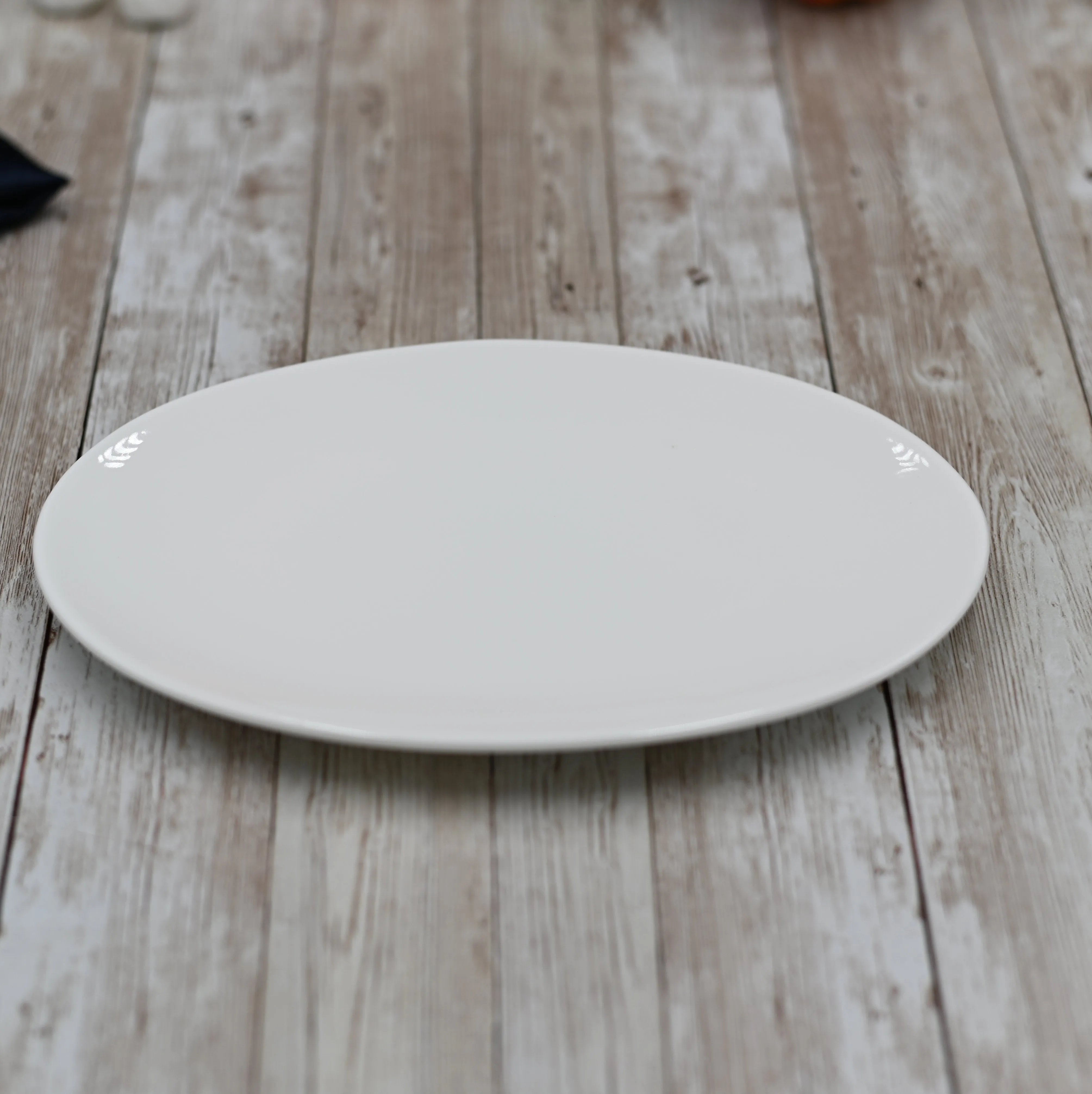 White Oval Plate / Platter 10" inch | 25.5 Cm