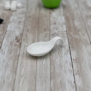 White Snack / Ooyster Dish 4" inch X 2" inch | 10.5 X 5 Cm