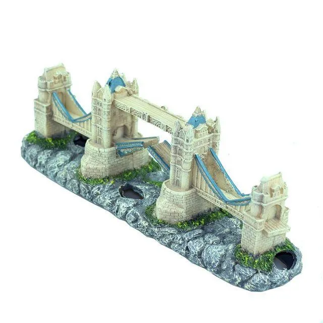 WR19205 London Bridge Aquarium Decoration 27x6.5x10cm