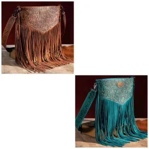 Wrangler Tooled Leather Crossbody - Concealed Carry
