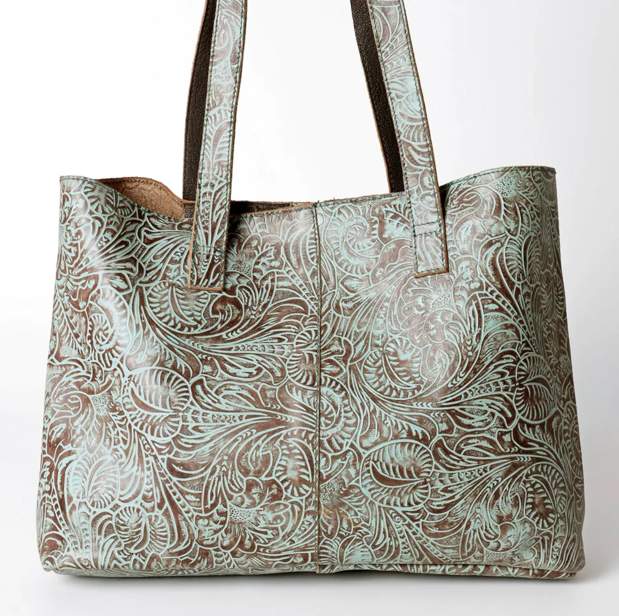 Wynonna Turquoise Leather Bag