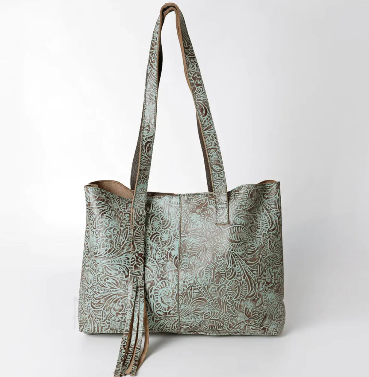 Wynonna Turquoise Leather Bag