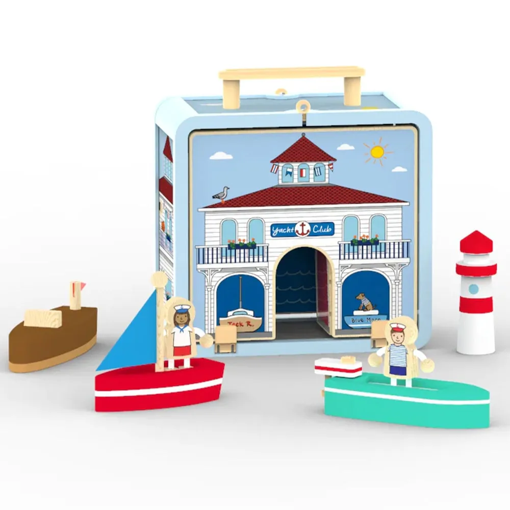 Yacht Club Suitcase Series - Jack Rabbit Creations